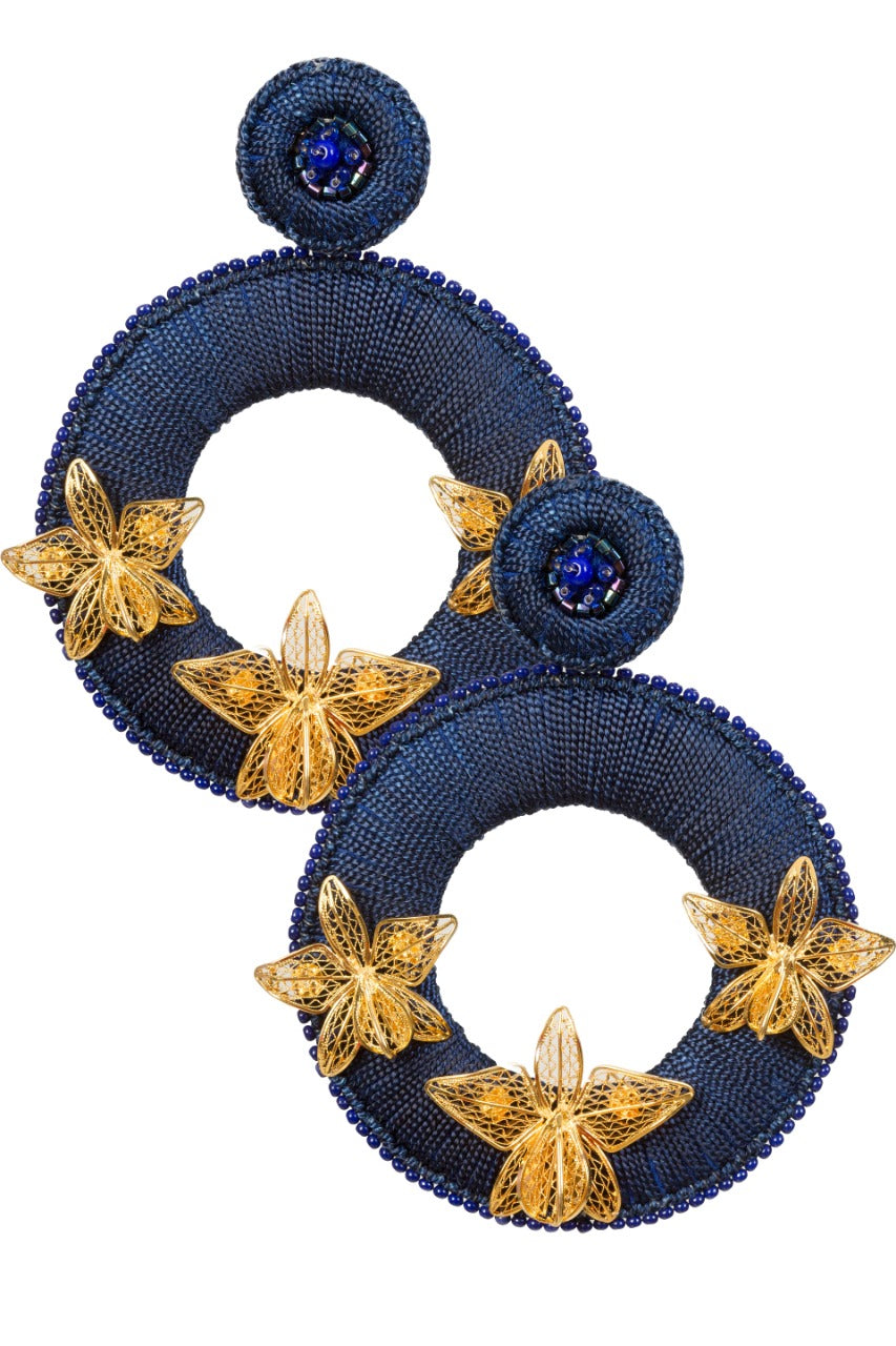 Blue Magdalena Earrings
