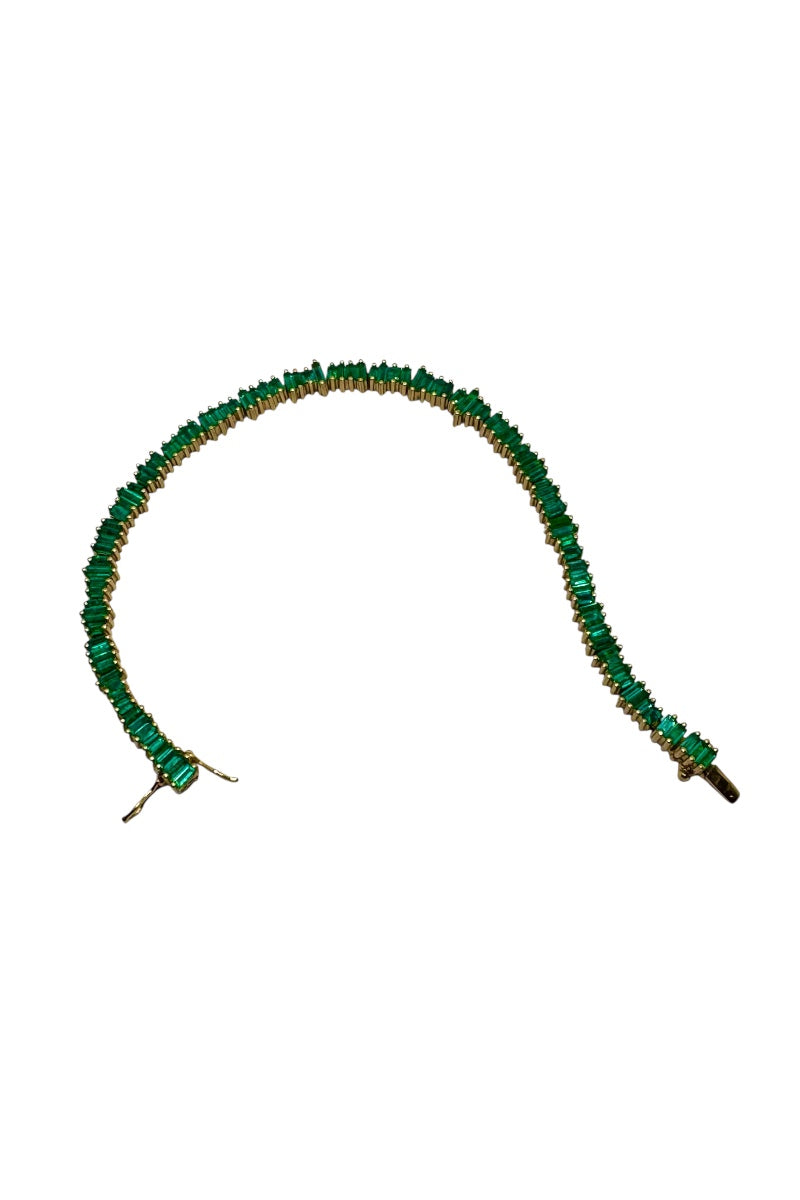 Emerald Crazy Tennis Bracelet
