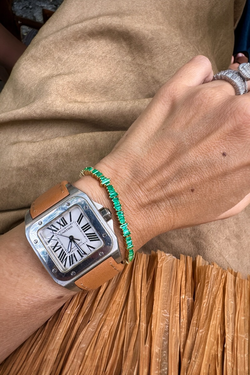 Emerald Crazy Tennis Bracelet