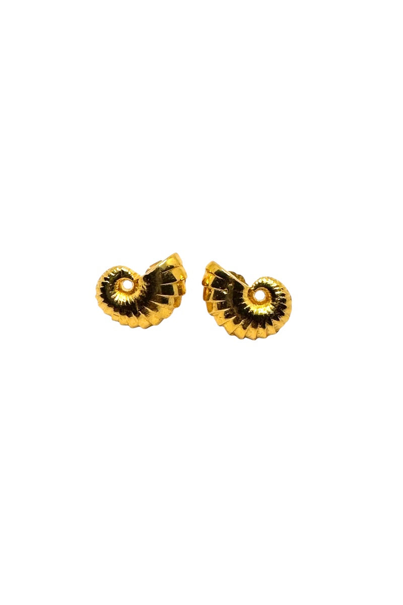Mini Nautilus Earrings