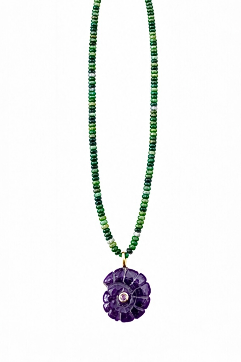 Green and purple shell Talisman