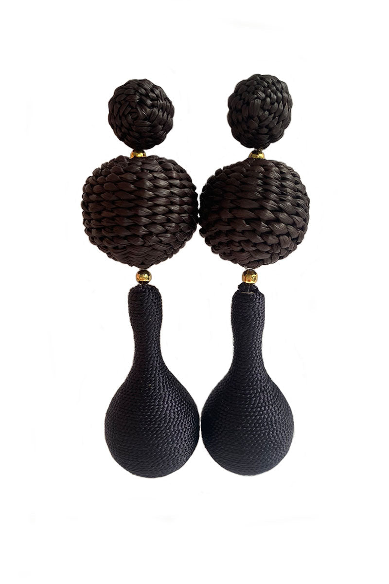 Black Rita Earrings
