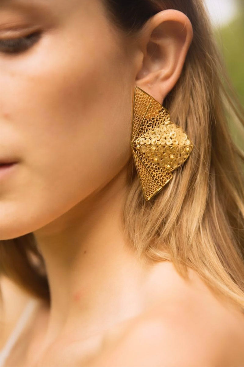 Pyramid Earrings