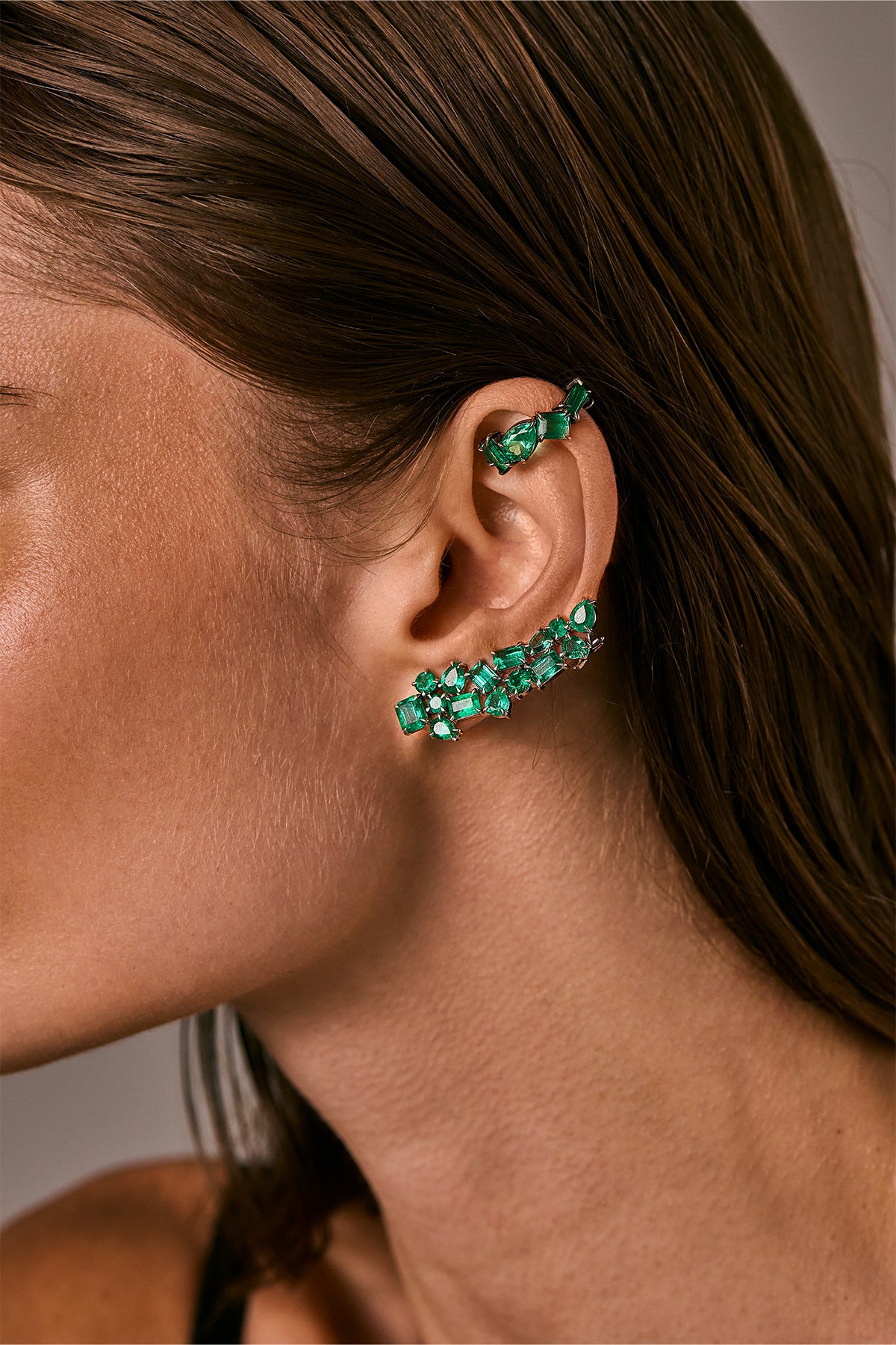 Serendipity Emerald Earcuff