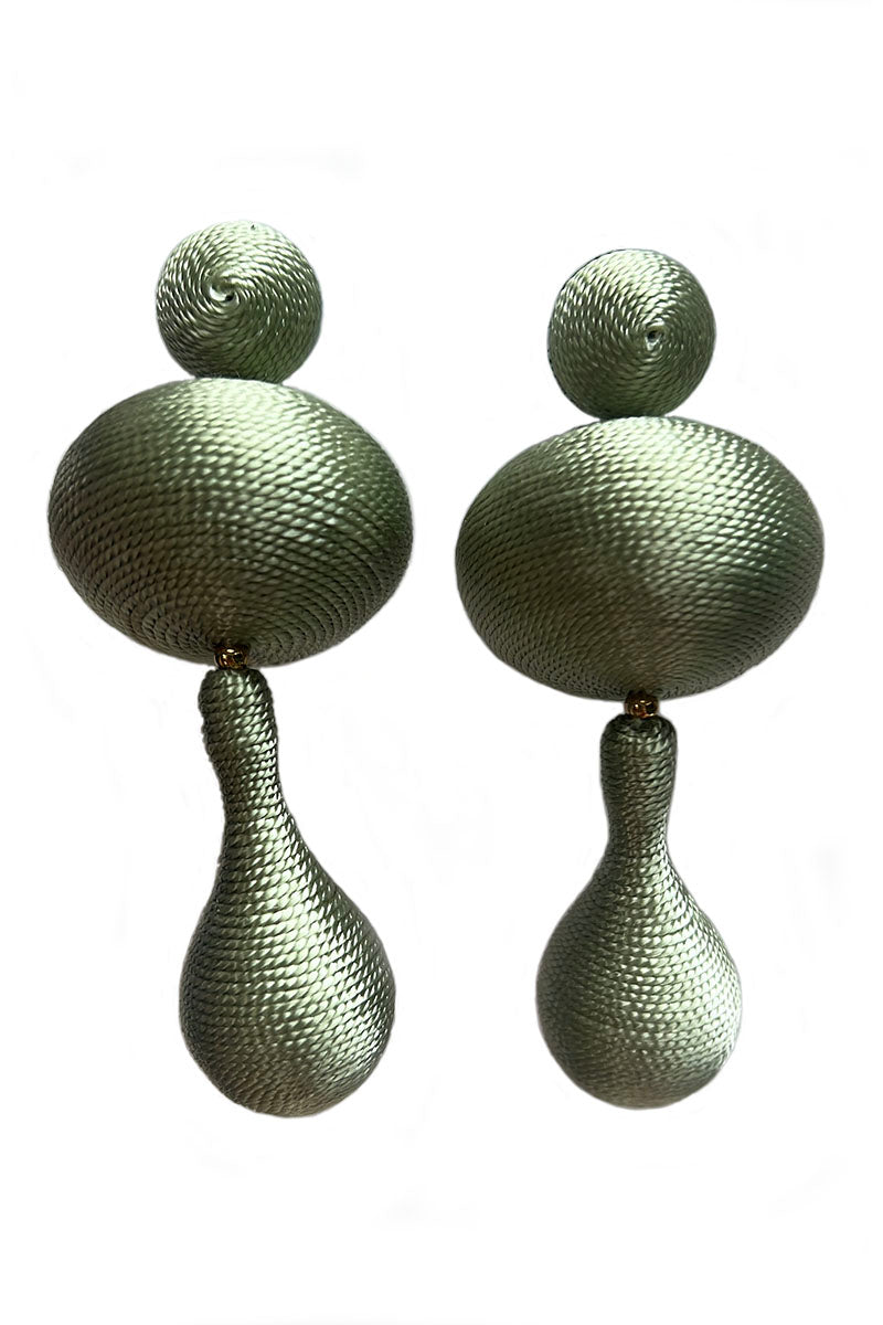 Green Indira Earrings