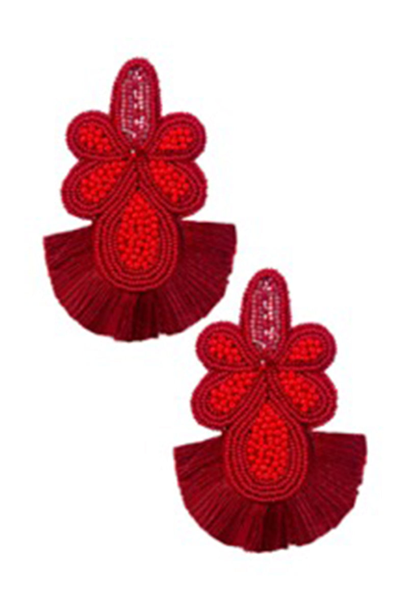 Red Grace Earrings