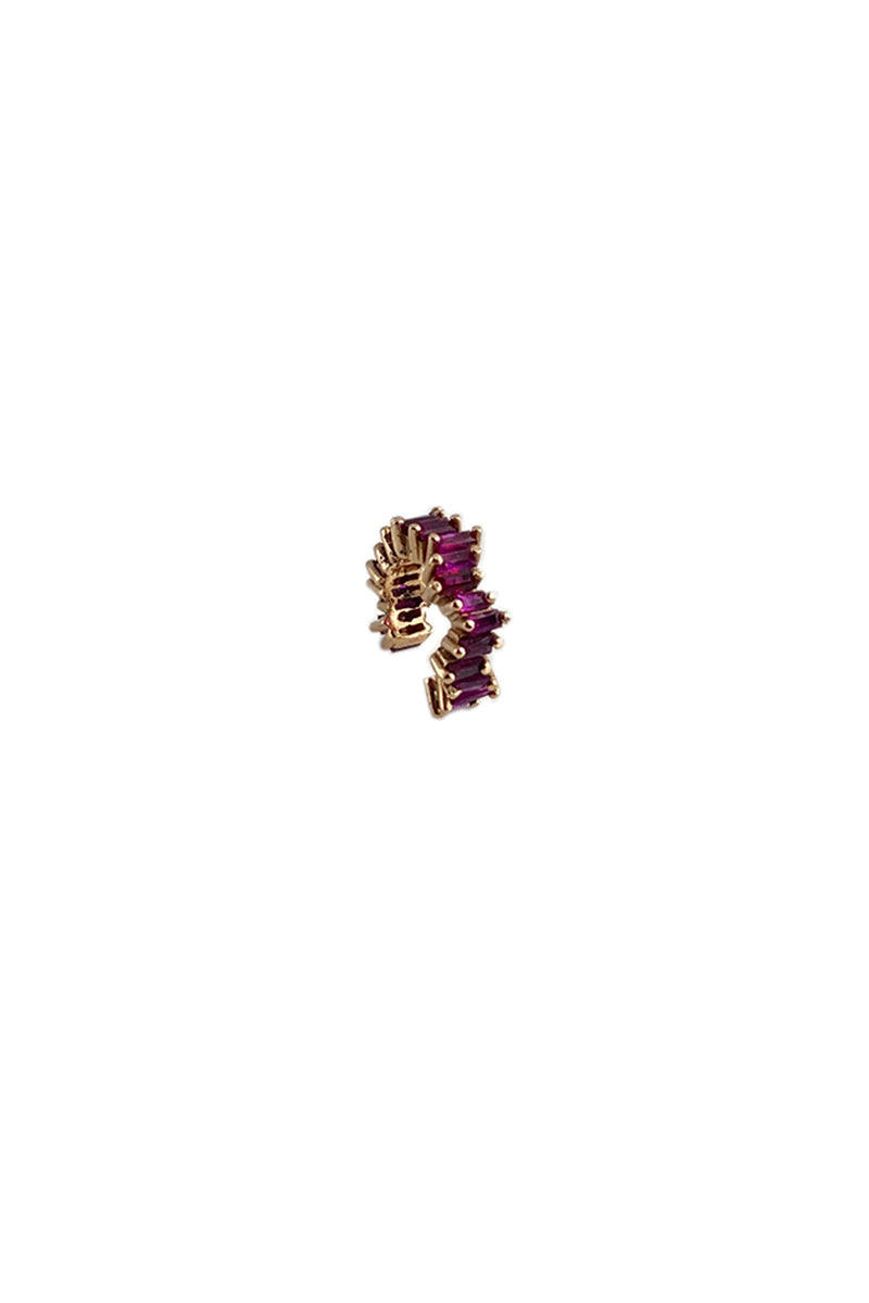Ruby Crazy Earcuff